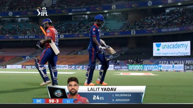 M64: PBKS vs DC – Lalit Yadav Wicket
