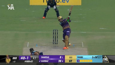 M39: KKR vs GT –  Rahmanullah Gurbaz  Six