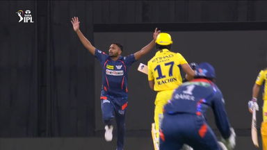 BEAUTY! Mohsin cleans up Ravindra with a cracking delivery