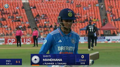 IND-W vs NZ-W 2024, 2nd ODI: Smriti Mandhana Wicket