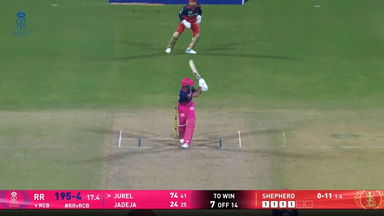 IPL 2026 M16: RR vs RCB - Dhruv Jurel Six