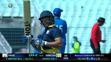 Syed Mushtaq Ali Trophy 2022 QF1 : Anmolpreet Singh's brisk 59 (43) for Punjab