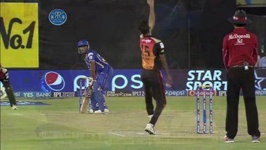 M30: RR vs SRH –  Rajat Bhatia Wicket