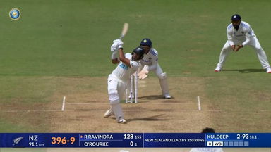 IND vs NZ 2024, 1ST Test: Rachin Ravindra Six
