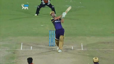 M54: SRH vs KKR – Chris Lynn Six