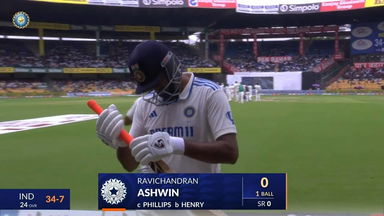 IND vs NZ 2024, 1ST Test: Ravichandran Ashwin Wicket