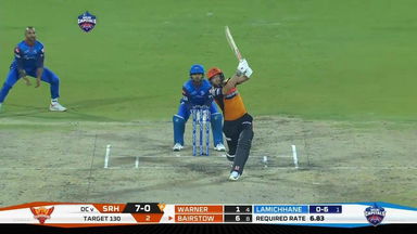 A triple decker from Jonny Bairstow - SIX!!!