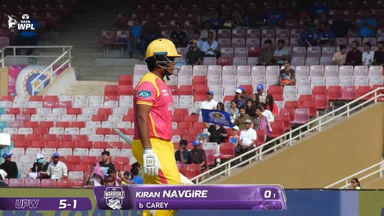 Wicket: Match 10, UP Warriorz vs Mumbai Indians, WPL 2026: Kiran Navgire Wicket