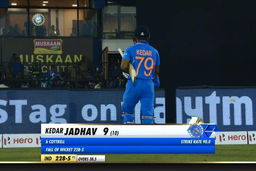 IND vs WI 2019, 3rd ODI: Kedar Jadhav Wicket