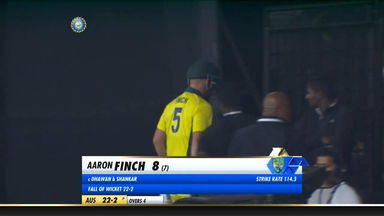 IND vs AUS 2019, 2nd T20I: Aaron Finch Wicket