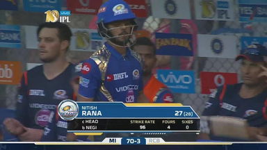M38: MI vs RCB – Nitish Rana Wicket