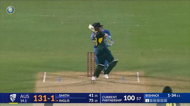 IND vs AUS 2023-24, 1ST T20I: Josh Inglis Six