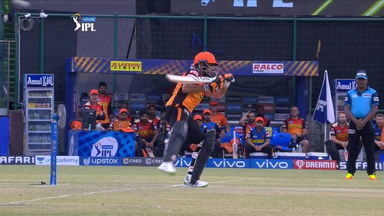 Pandey's comic deflection for four