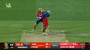M58: PBKS vs RCB  – Rajat Patidar Six
