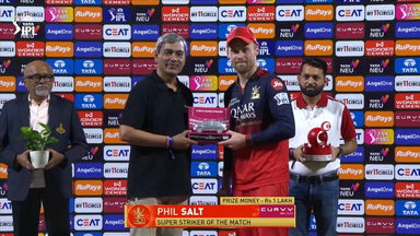 IPL 2025 M08: CSK vs RCB - Curvv Super Striker of the Match - Phil Salt
