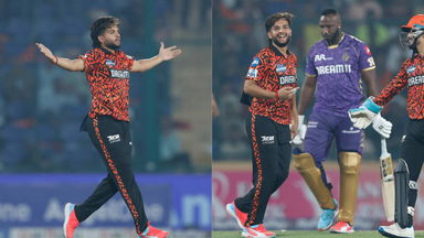 6 & double-strike! Harsh Dubey's perfect response