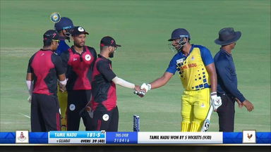 Vijay Hazare Trophy 2019-20, GUJ vs TN, SF 2: Match Highlights