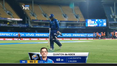 M09: MI vs SRH  –Quinton de Kock Wicket