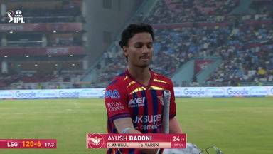 IPL 2026 M38: LSG vs KKR - Ayush Badoni Wicket