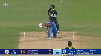 IND vs AUS 2023-24, 1ST T20I: Yashasvi Jaiswal Six