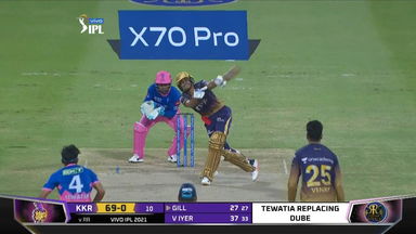 M54: KKR vs RR – Shubman Gill Six