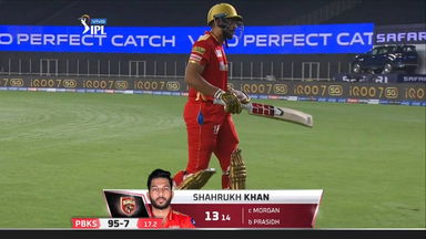 M21: PBKS vs KKR – Shahrukh Khan Wicket