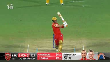 M41: CSK vs PBKS –  Liam Livingstone  Six