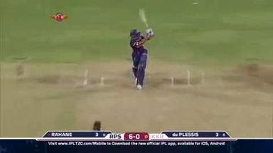 M20: RPS vs KKR – YES Bank Maximum Sixes – Ajinkya Rahane
