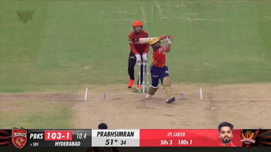 M69: SRH vs PBKS – Prabhsimran Singh Six