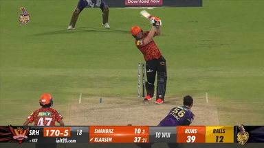M03: KKR vs SRH – Heinrich Klaasen Six