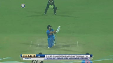 IND vs NZ 2017, 1st T20I: Rohit Sharma Six
