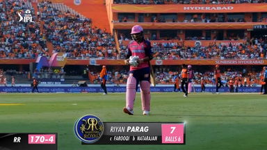 M04: SRH vs RR –  Riyan Parag  Wicket