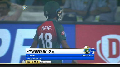 IND vs BAN 2019, 3rd T20I: Afif Hossain Wicket
