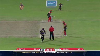 M48: KKR vs RCB – Chris Gayle Six