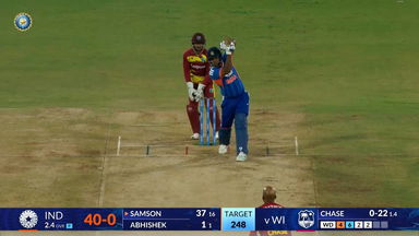IND vs WI 2026, 4th T20I: Sanju Samson Six