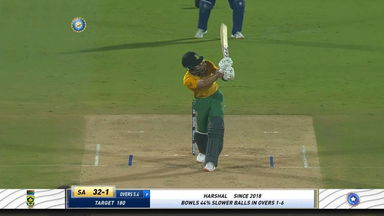 IND vs SA 2022, 3RD T20I: Reeza Hendricks Six