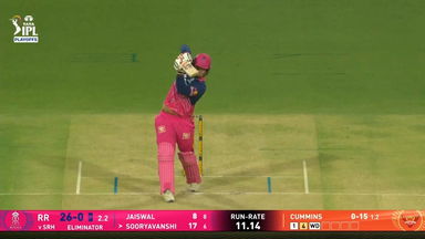 IPL 2026 Eliminator: SRH vs RR - Vaibhav Sooryavanshi Six