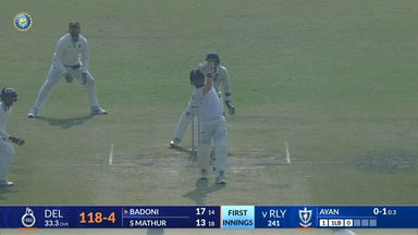 Ranji Trophy 2025, Delhi vs Railways: Delhi 1st Innings Super sixes