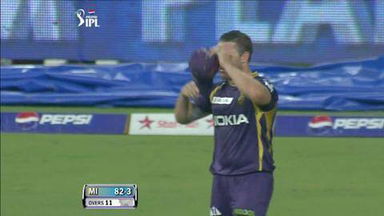 M33: KKR vs MI – Dwayne Smith Wicket