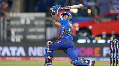 Hat-trick of fours: Surya Kumar Yadav toys with the field