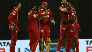 Jitesh Sharma's flying catch to dismiss Rayudu