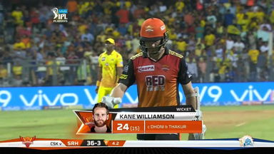 Q1: SRH vs CSK – Kane Williamson Wicket