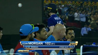 IND vs ENG 2017, 2nd ODI : Eoin Morgan Wicket
