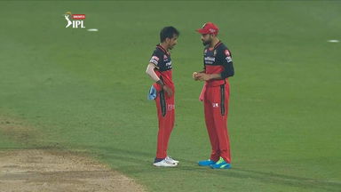 Chahal sets up Saha perfectly