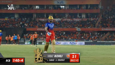 M41: SRH vs RCB – Virat Kohli Wicket