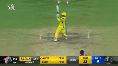 M17: CSK vs RR – Ravindra Jadeja Six