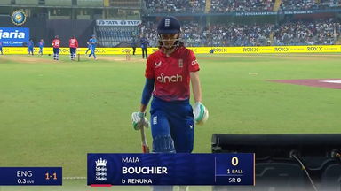 IND-W vs ENG-W 2023, 3RD T20I: Maia Bouchier Wicket