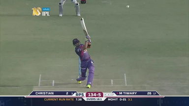 M4: KXIP vs RPS – Manoj Tiwary Six