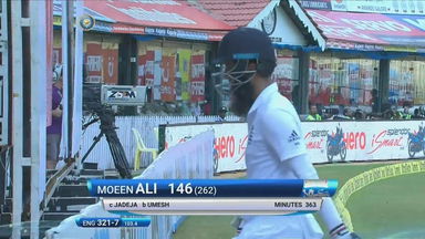 IND vs ENG 2016 - 5th Test day 2 : Moeen Ali Wicket