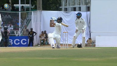 DULEEP TROPHY 2024, India C vs India D: 6, 4, 6: Axar Patel brings up fifty in style